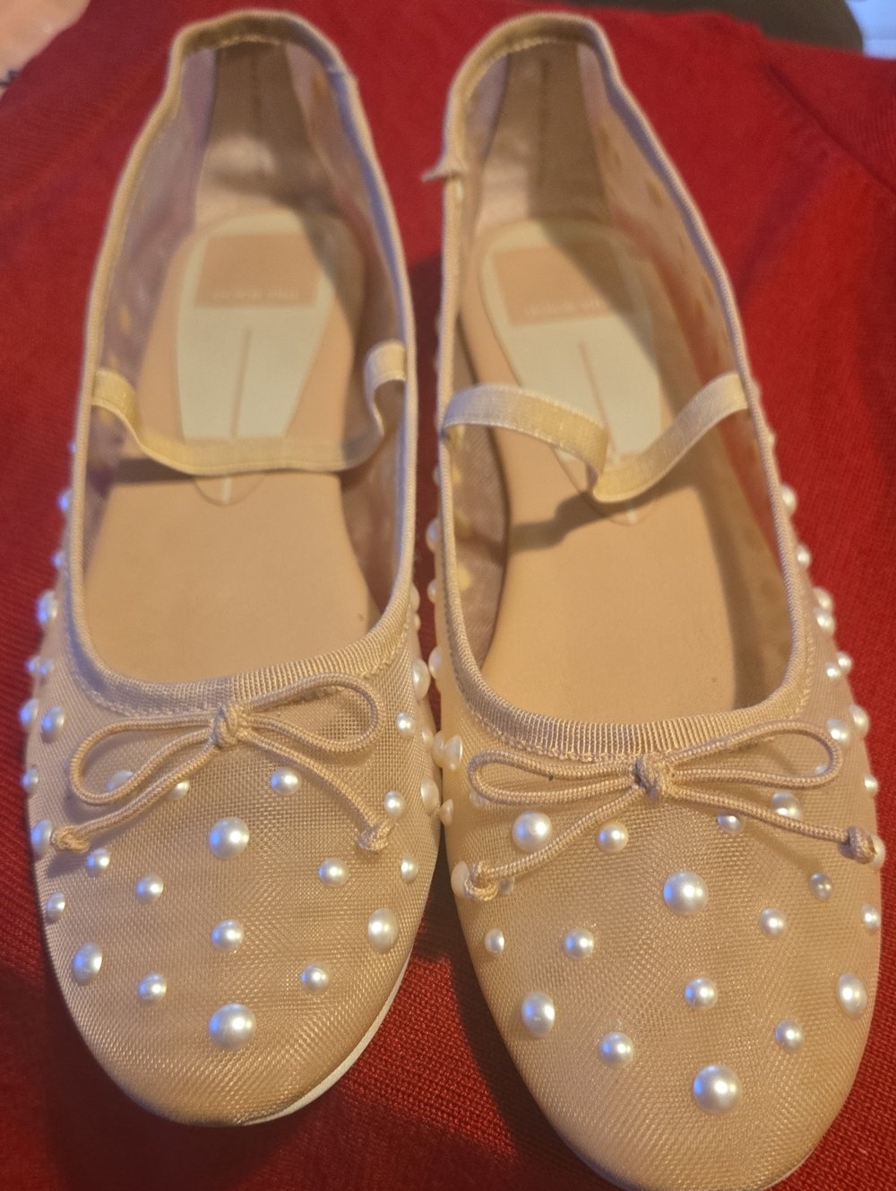 Dolce Vita Cadel pearl ballet flats